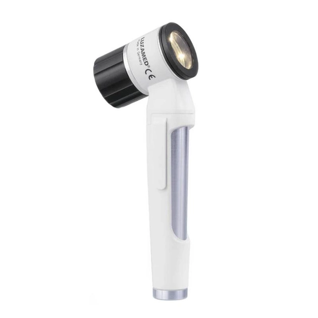Дерматоскоп ручной карманный Luxamed LuxaScope LED 2.5В портативный кожный анализатор для косметолога и дерматолога диск без шкалы Белый - изображение 1