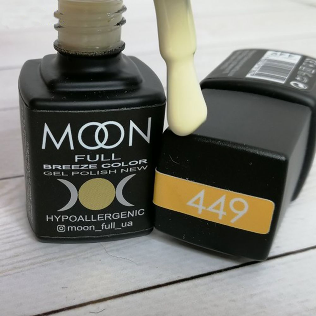 Гель-лак MOON FULL Breeze color №449, 8мл - изображение 3