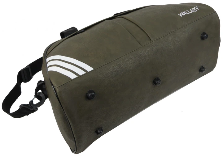 Спортивна сумка зі штучної шкіри Wallaby 313 хакі - Фото 6 Спортивна сумка зі штучної шкіри Wallaby 313 хакі - зображення 6