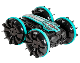 Машина перевертыш на радиоуправлении Amphibious Stunt Car Синий - изображение 2