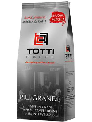 Кофе в зернах Totti Piu Grande 1 кг (ящик 10кг) - изображение 2