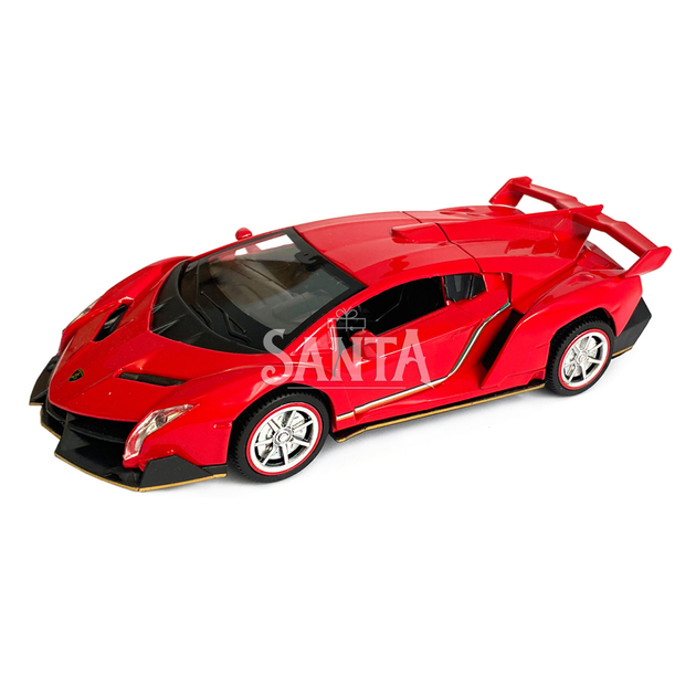 Іграшкова машинка металева Lamborghini (Ламборгіні) "АвтоЕксперт", червоний колір, світло, звук, інерція, відчиняються двері, багажник, капот, 17*7*4см, 81322 - Фото 2 Іграшкова машинка металева Lamborghini (Ламборгіні) "АвтоЕксперт", червоний колір, світло, звук, інерція, відчиняються двері, багажник, капот, 17*7*4см, 81322 - зображення 2