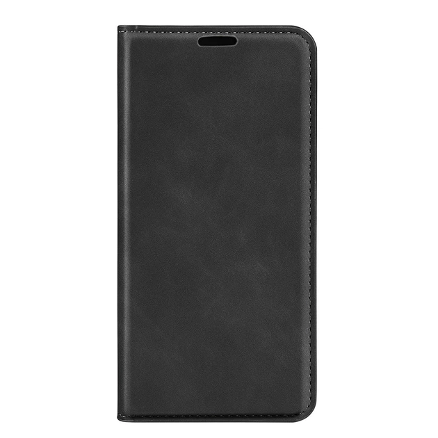 Чехол Taba Retro-Skin для Xiaomi Redmi 10C книжка кожа PU с визитницей черный - изображение 4