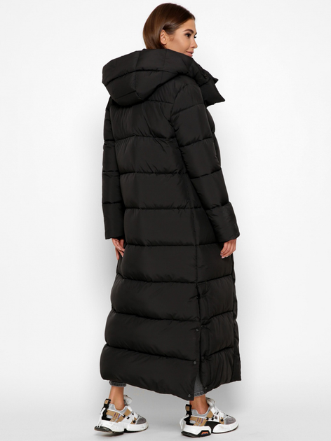 Пуховик зимний длинный женский X-Woyz LS-8898-8 48 Черный ...