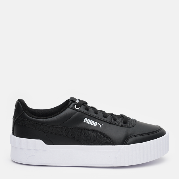 Акція на Жіночі кеди низькі Puma Carina Lift Mono 38640501 37.5 (4.5) 23.5 см Puma Black-Puma White від Rozetka