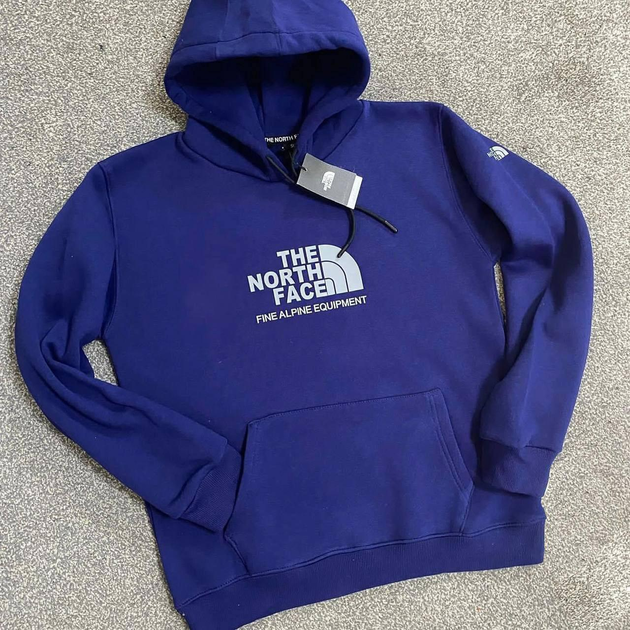 Спортивная кофта Худи с капюшоном The North Face Цвет синий размер ...