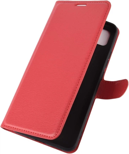 Чохол IETP для Xiaomi Redmi 9C книжка шкіра PU з візитницею червоний - зображення 4
