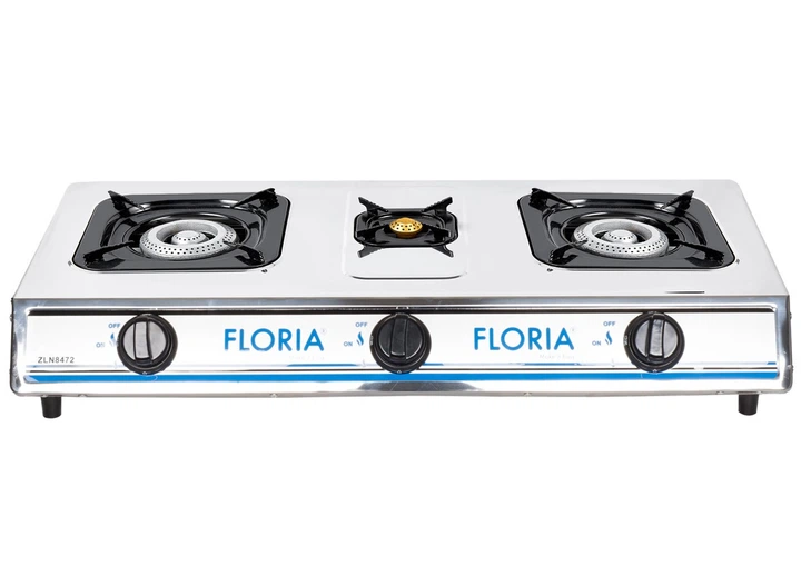 Газова плита 3 комфорки Zilan Floria ZLN 8472 - Фото 1 Газова плита 3 комфорки Zilan Floria ZLN 8472 - зображення 1