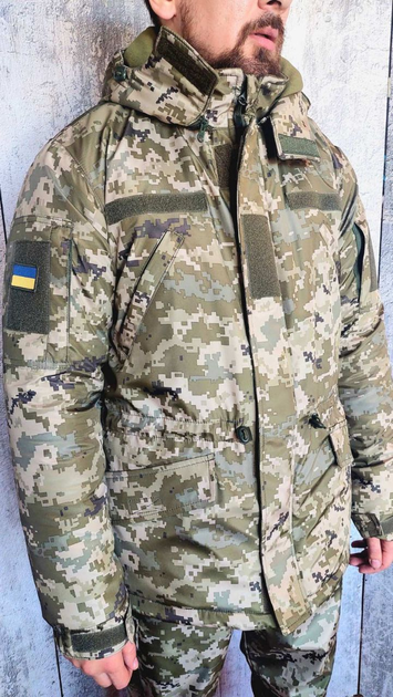 Бушлат зимовий військовий Піксель (куртка військова зимова) 52 розмір ЗСУ (338122) - зображення 1