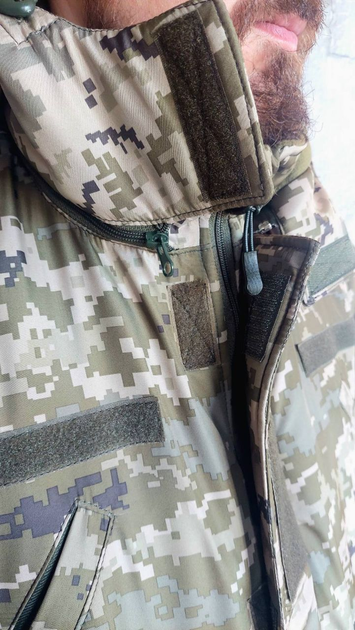 Бушлат зимовий військовий Піксель (куртка військова зимова) 56 розмір ЗСУ (338120) - зображення 2