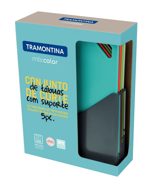 Набір обробних дощок Tramontina Mixcolor, 5 предметів (6747178) - изображение 5