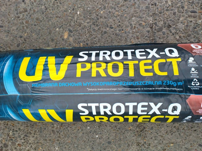 Покрівельна супердифузійна мембрана Strotex UV Protect 230 г/м. кв. уф-протект - зображення 3