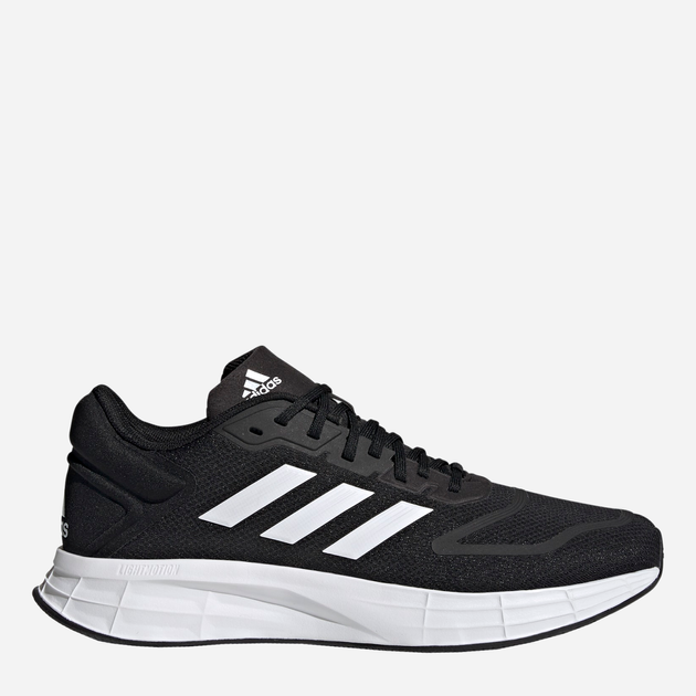 Акция на Чоловічі кросівки для бігу Adidas Duramo 10 GW8336 42.5 (8.5UK) 27 см Чорні от Rozetka