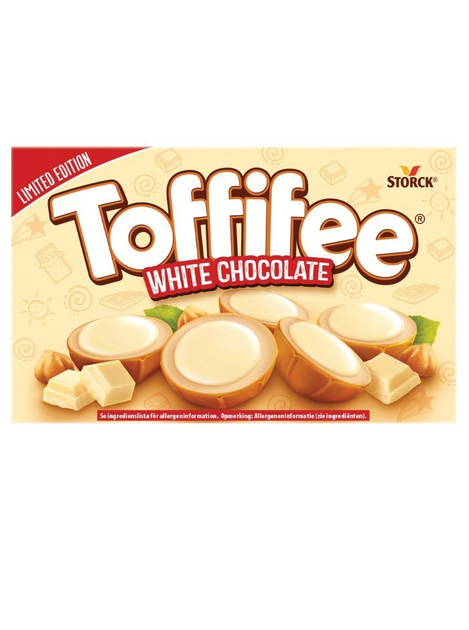 Конфеты с белым шоколадом Toffifee White Chocolate Limited Edition ...