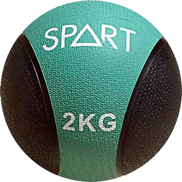 Медбол SPART 2 кг Черно-зеленый (CD8037-2) – фото, отзывы ...