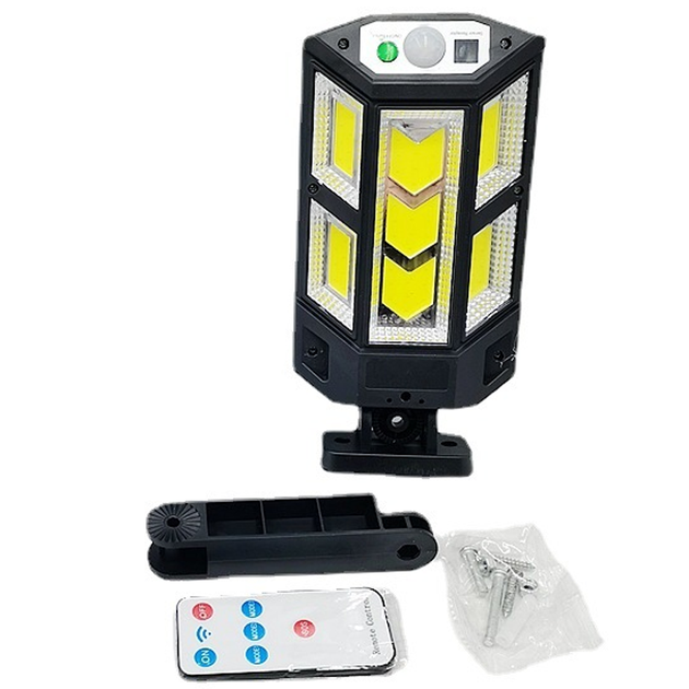 Вуличний ліхтар на сонячній батареї Solar Light SL-900c 59/7COB настінний, акумуляторний, з датчиком руху та пультом - Фото 6 Вуличний ліхтар на сонячній батареї Solar Light SL-900c 59/7COB настінний, акумуляторний, з датчиком руху та пультом - зображення 6