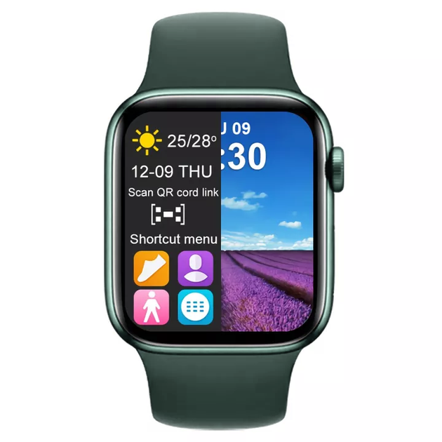 Умные смарт часы Smart Watch T500PLUS-PRO 1,75", с голосовым вызовом, спортивными режимами, SIRI/Google помощник Green - изображение 3