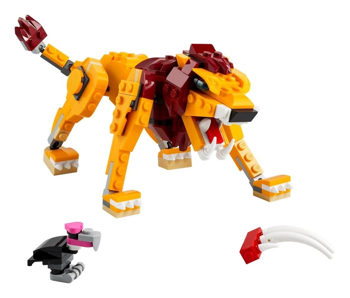 Конструктор Lego Creator 3-in-1 Дикий Лев 224 деталі (31112) - зображення 7