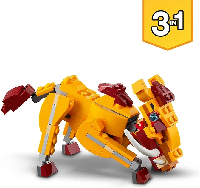 Конструктор Lego Creator 3-in-1 Дикий Лев 224 деталі (31112) - зображення 8