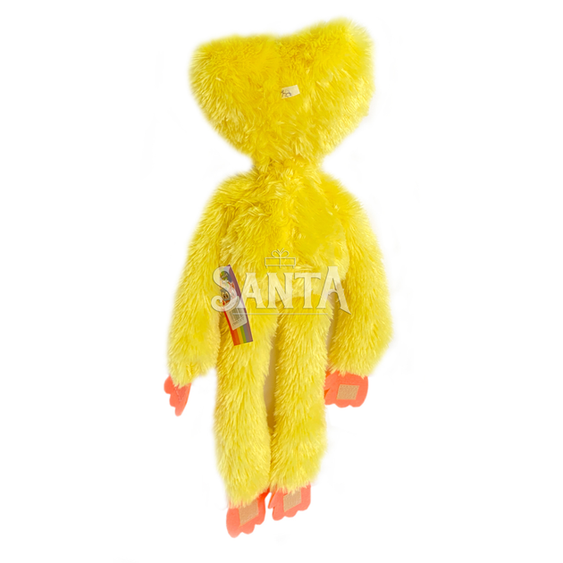 Мягкая игрушка Киси Миси «Poppy Playtime» Huggy Wuggy Kissy Missy жёлтая 52*18*8 см (00517) - изображение 4