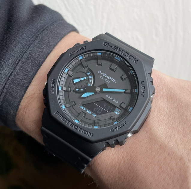 Мужские наручные часы с таймером Casio G-Shock GA-2100-1A2ER - изображение 8
