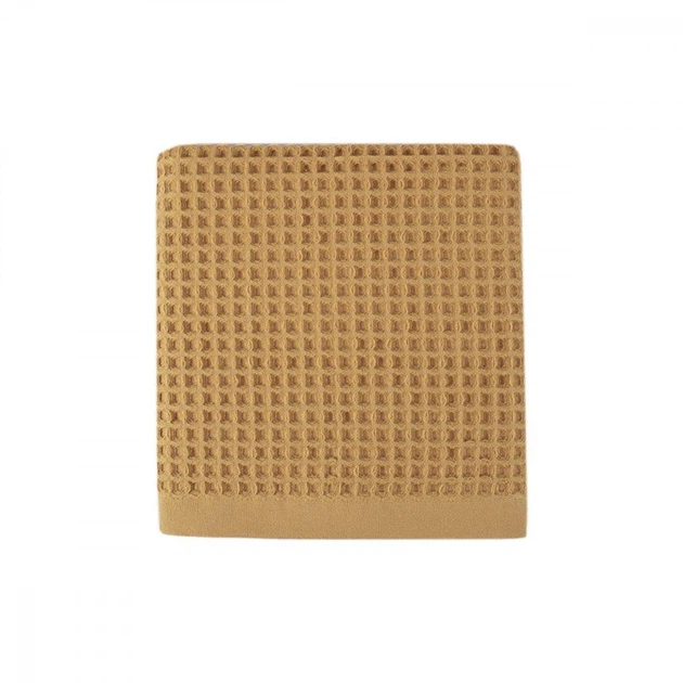 Полотенце Lotus Home - Waffle mustard горчичный 70*140 - изображение 2