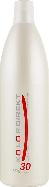 Емульсія-окислювач тривалої дії 9% - Kolordirekt Developer Cream 30 vol 1000ml (167119-146671) - Фото 1 Емульсія-окислювач тривалої дії 9% - Kolordirekt Developer Cream 30 vol 1000ml (167119-146671) - изображение 1