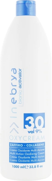 Окси-крем "Сапфир-коллаген" 30, 9% - Inebrya Bionic Activator Oxycream 30 Vol 9% 1000ml (390625-92881) - изображение 3