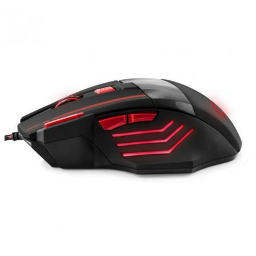 Миша провідна Esperanza Mouse MX201 WOLF 2400dpi Red - Фото 3 Миша провідна Esperanza Mouse MX201 WOLF 2400dpi Red - зображення 3