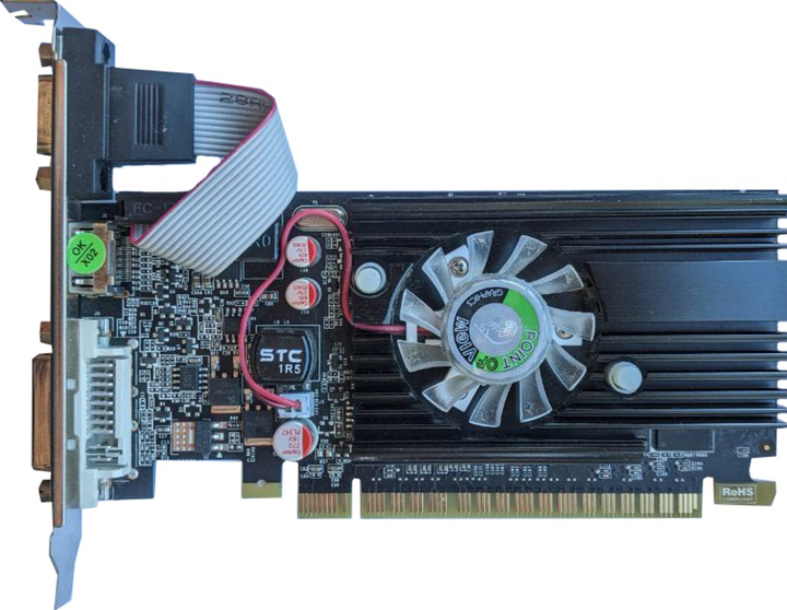 Видеокарта Point Of View PCI-Ex NVidia GeFORCE GT 610 2GB GDDR3 ( 64 ...