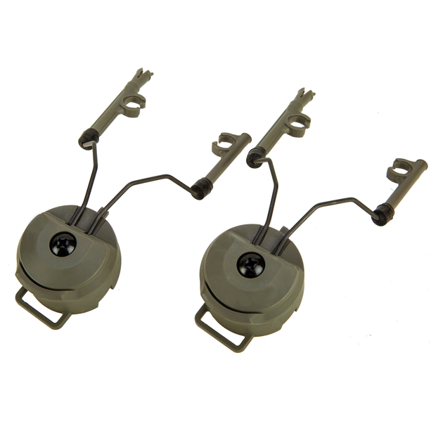 Кріплення на каску шолом для активних навушників 3M Peltor, Earmor M31/M32, Green (12484) - зображення 1
