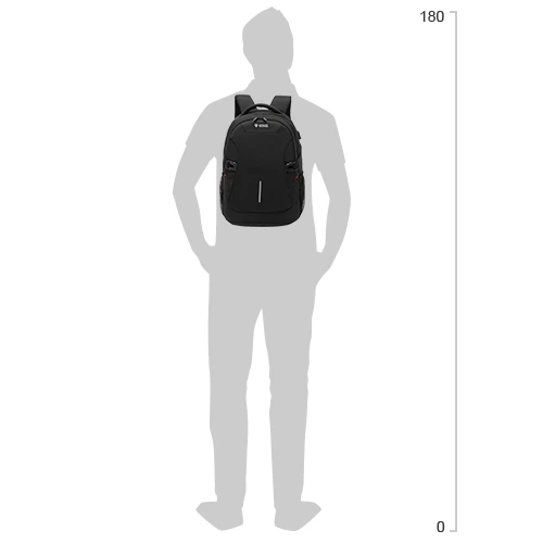 Plecak na laptop YENKEE 20L 15.6" FLASHPACKER YBB 1502 Black (45016274) - obraz 2