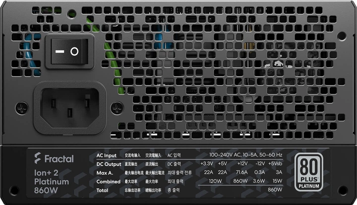 Zasilacz Fractal Design Ion + 2 Platinum 860W (FD-P-IA2P-860-EU) - obraz 7