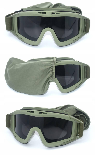 Військові окуляри захисні тактичні OLIV - зображення 2