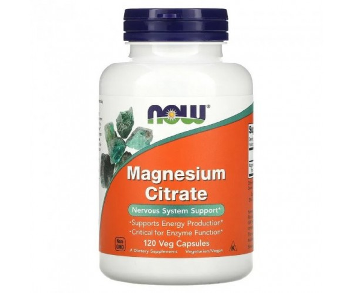 Цитрат магния NOW Foods "Magnesium Citrate" поддержка нервной системы ...