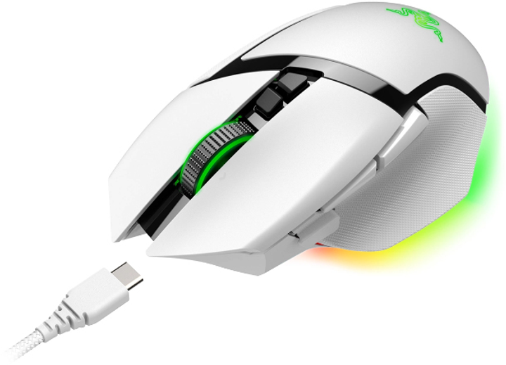 Мышь Razer Basilisk V3 Pro Wireless White (RZ01-04620200-R3G1