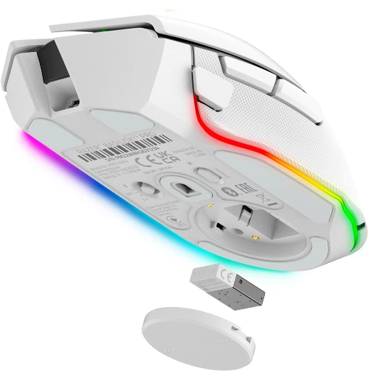 [美品]Razer Basilisk V3 Pro 35K White Razer Basilisk V3 Pro Wireless White (RZ01-04620200-R3G1