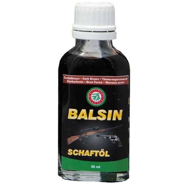 Масло силиконовое для дерева Ballistol Balsin Shaftol 50 мл стекло темно-коричневый Баллистол Шафтол (23150) - изображение 1