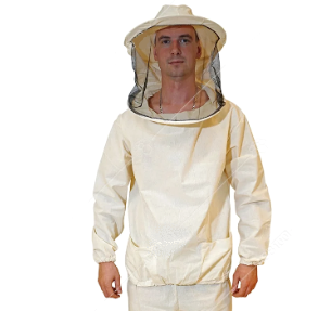 Куртка пчеловода с классической маской. Ткань бязь. 54/56, XL - изображение 2