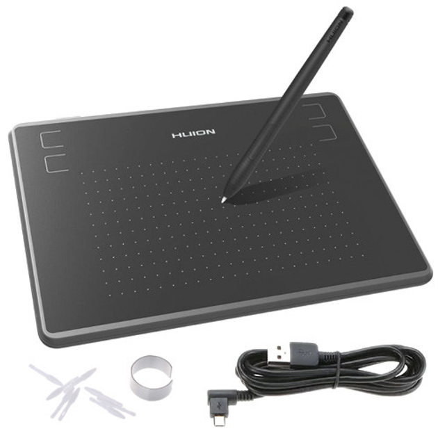 Графический планшет с пассивным пером HUION H430P 4.8x3 дюймов для Osu ...