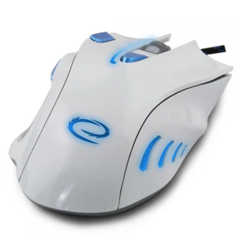 Мышь проводная Esperanza Mouse MX401 HAWK 1.5м White-Blue - изображение 3