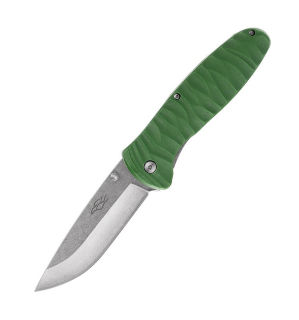 Нож складной карманный, туристический Liner Lock Firebird F6252-GR Green 210 мм - изображение 1