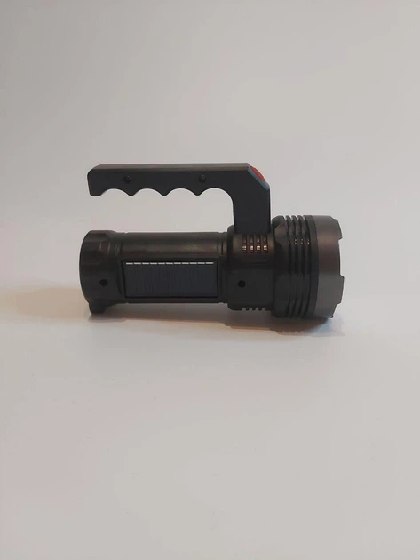 Ліхтарик ручний акумуляторний на сонячній батареї USB Soler Hand lamp 828 OSL+COB - зображення 2