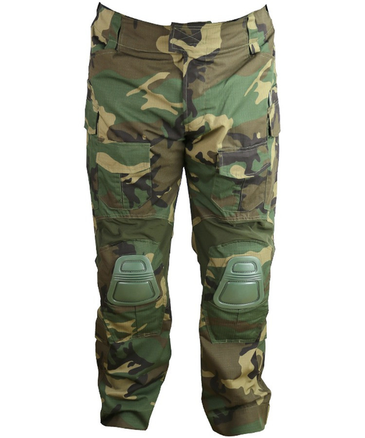 Штани тактичні Kombat uk Spec-ops Trousers GenII L S, лісовий камуфляж - изображение 1