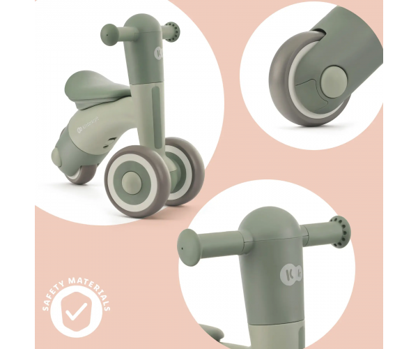 Каталка-біговел Kinderkraft Minibi Leaf Green (зелений) - зображення 7