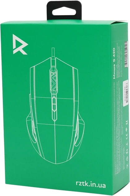 Мышь RZTK S 420 USB Black – фото, отзывы, характеристики в