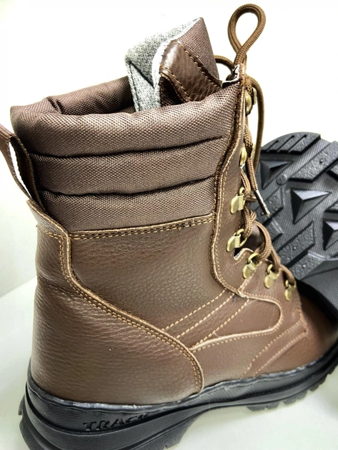 Берці зимові з мембранним утеплювачем, взуття для військових KROK BЗ3, 40 розмір, коричневі, 01.40 - зображення 2