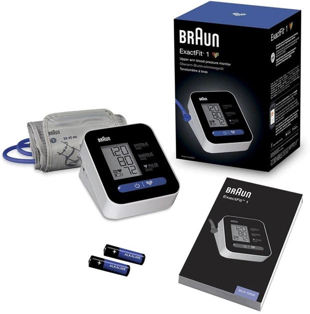 Тонометр Braun BPM ExactFit 1 BUA5000EUV1 BUA5000EU/MY20 - зображення 5