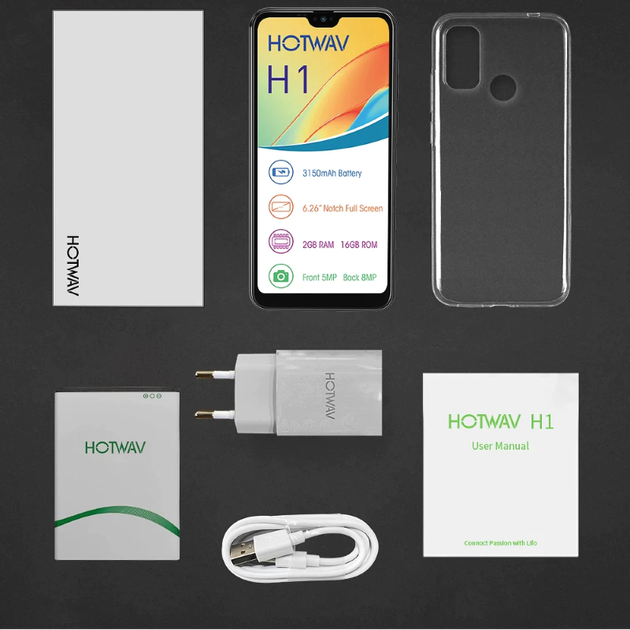 Смартфон Hotwav H1 2/16GB black - изображение 4