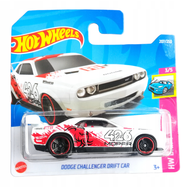Машинка Хот Вилс 1:64 Dodge Challenger Drift Car коллекция HW